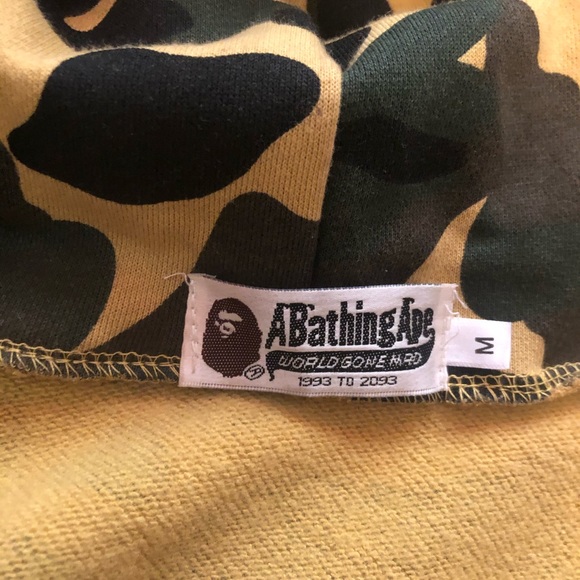 Bathing ape Camo Shark hoodie - Picture 5 of 7